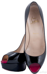 Lady Peep 150 Patent Calf Heels