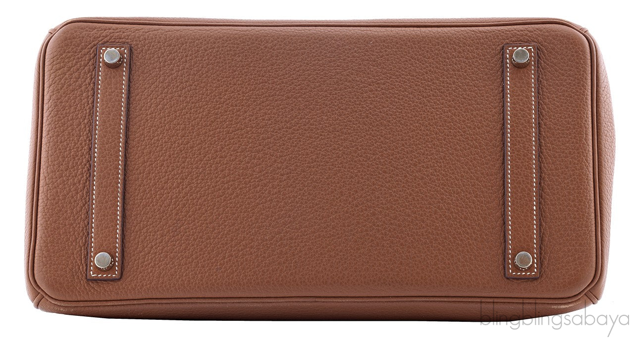 Birkin 35 Gold Taurillon Clem