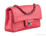 Bougainvillea Croc Mini Bag