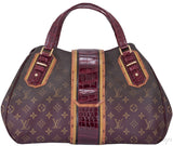 Monogram Grit Exotique Satchel