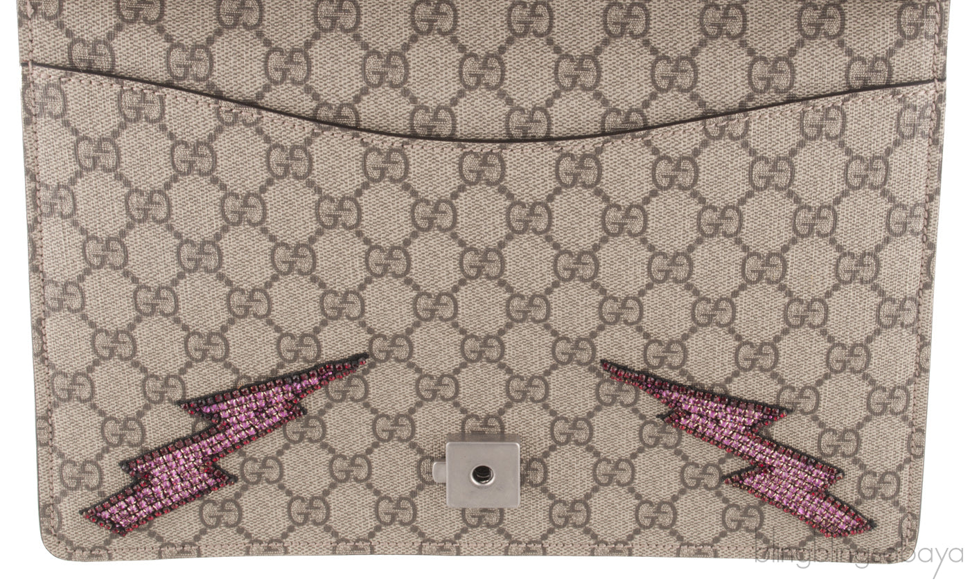 Dionysus GG Supreme Embroidered Bag