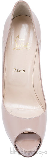 Very Prive 120 Nude Peep Toe Pump