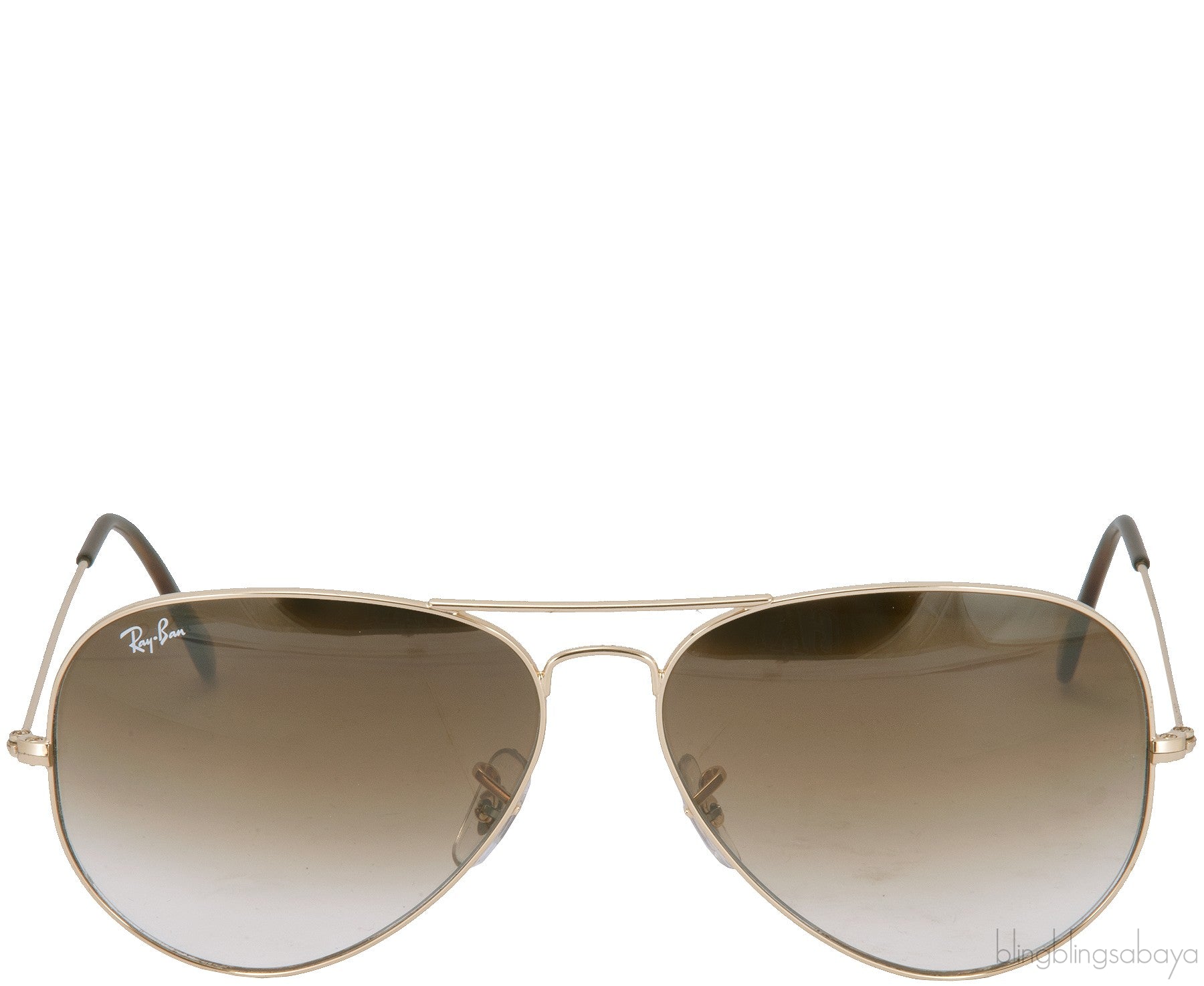 Gold Aviator Sunglasses