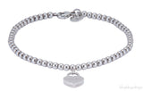Silver Bead Mini Bracelet