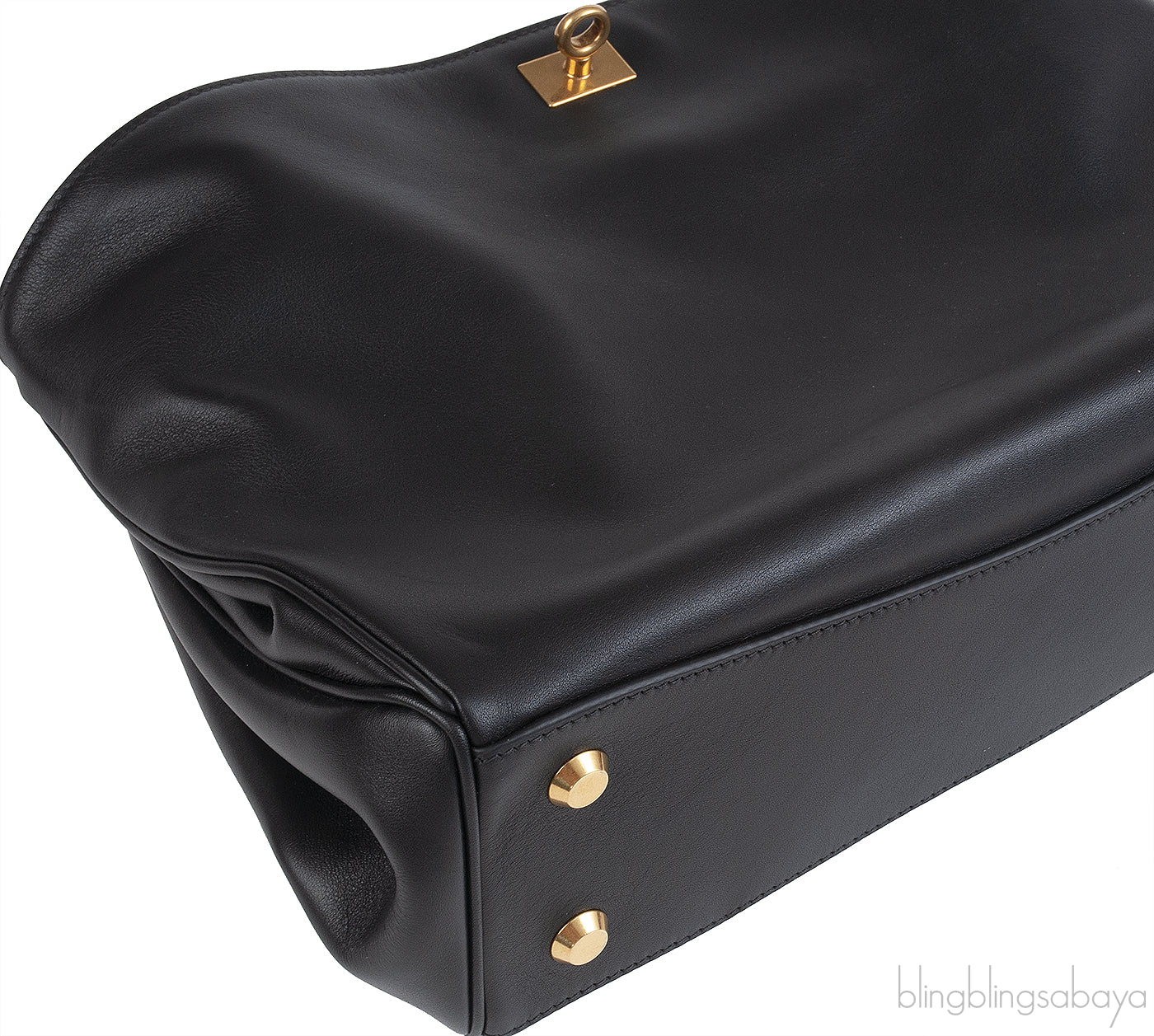 BALENCIAGA BLACK MEDIUM RODEO HANDBAG