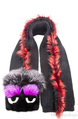 Bag Bugs Scarf Black
