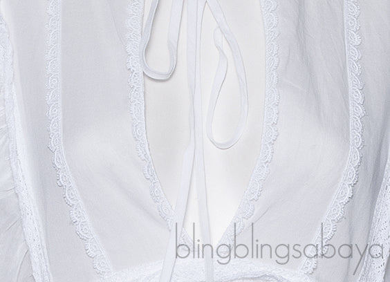 White Batista Cotton Blouse