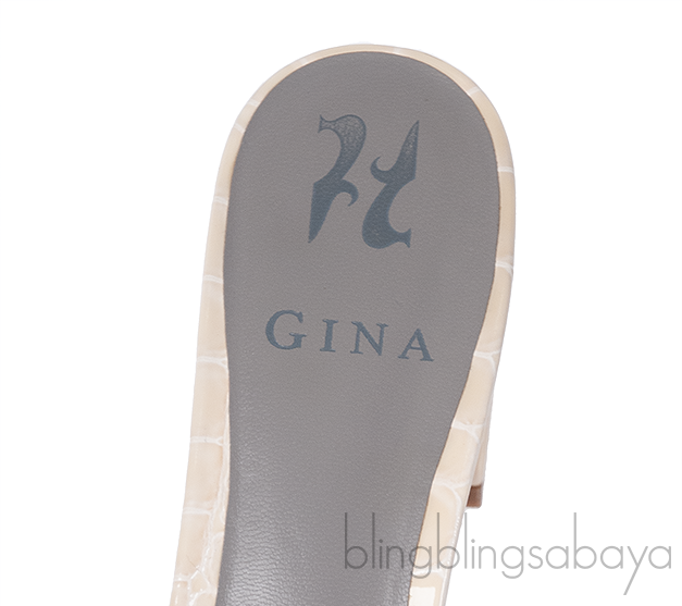 Pink Crystal Croc Embossed Sandals