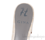 Pink Crystal Croc Embossed Sandals