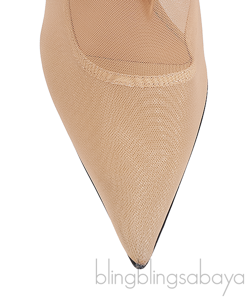 Dolce & Gabbana x KIM 105 Stretch Tulle Ankle Boots