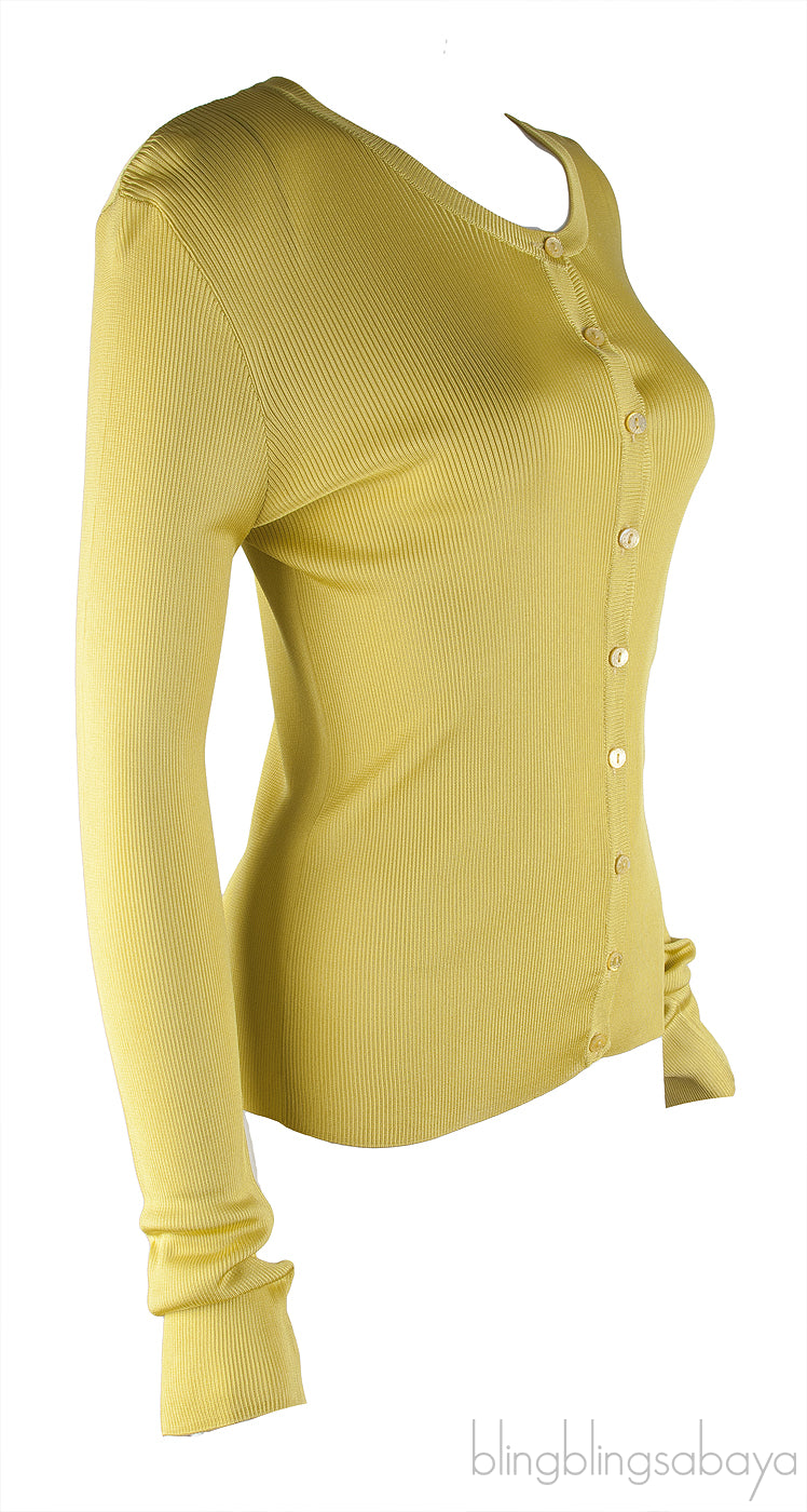 Yellow Mustard Knit Cardigan
