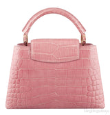 Capucines Vieux Rose Crocodile BB