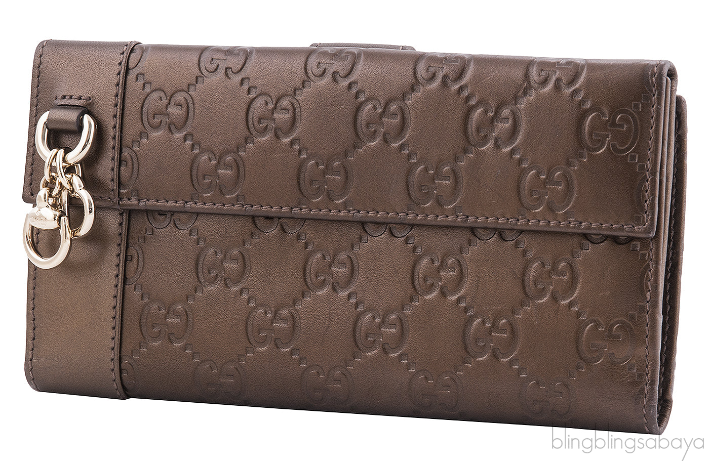 Long Wallet Heart Charm