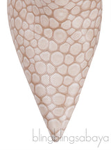 Stingray Print Pointed Toe Mules