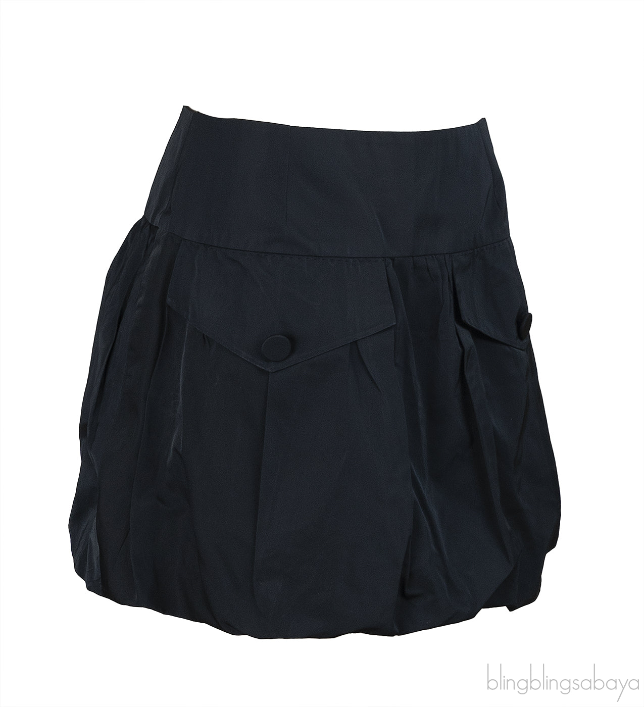 Louis Vuitton Grey Balloon Mini Skirt
