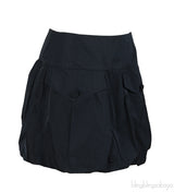Louis Vuitton Grey Balloon Mini Skirt