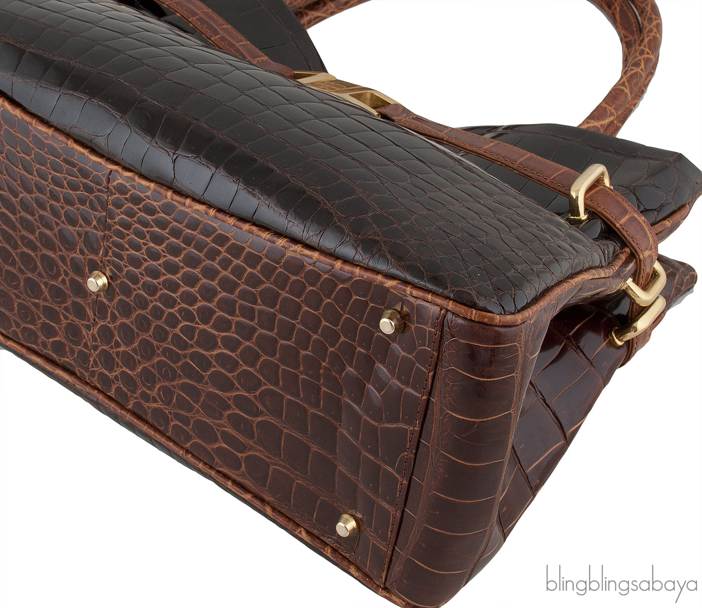 Lana Marks Positano Alligator Bag