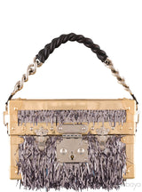 Petite Malle Gold Epi Metallic Fur Bag