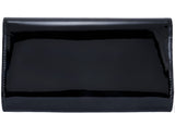 Louise Black Patent Clutch