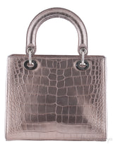 Lady Dior Crocodile Bronze Medium