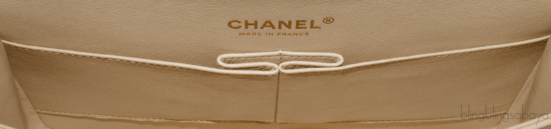 Classic Beige Matte Quilted Flap Bag