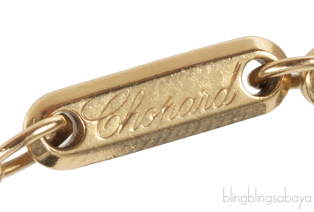 Happy Diamond Yellow Gold Ankle Bracelet