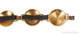 Marni Brass Disc Leather Belt