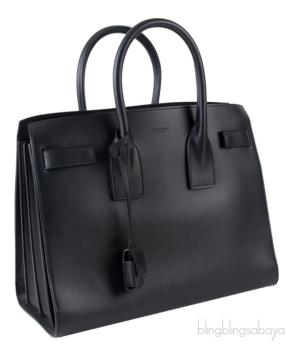 So Black Small Tenax Sac de Jour Tote Bag