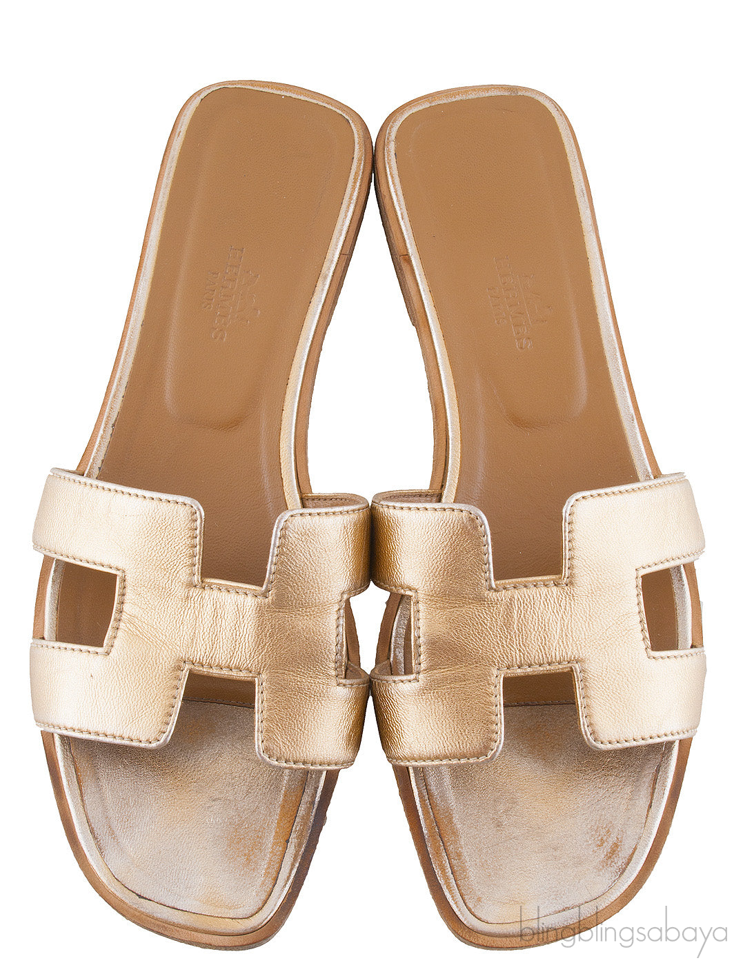 Oran Metallic Bronze Sandals