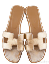 Oran Metallic Bronze Sandals