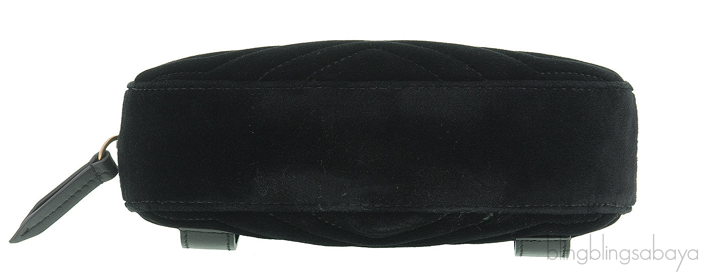 GG Marmont Velvet Belt Bag