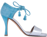 Bi-color Ghillies Leather Sandals