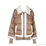 Bogner Suza Layered Hooded Shearling Jacket