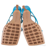 Blue Stretch Leather Sandals