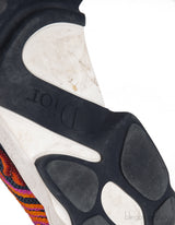 Dark Blue DIOR Bead Embellished Fusion Sneakers