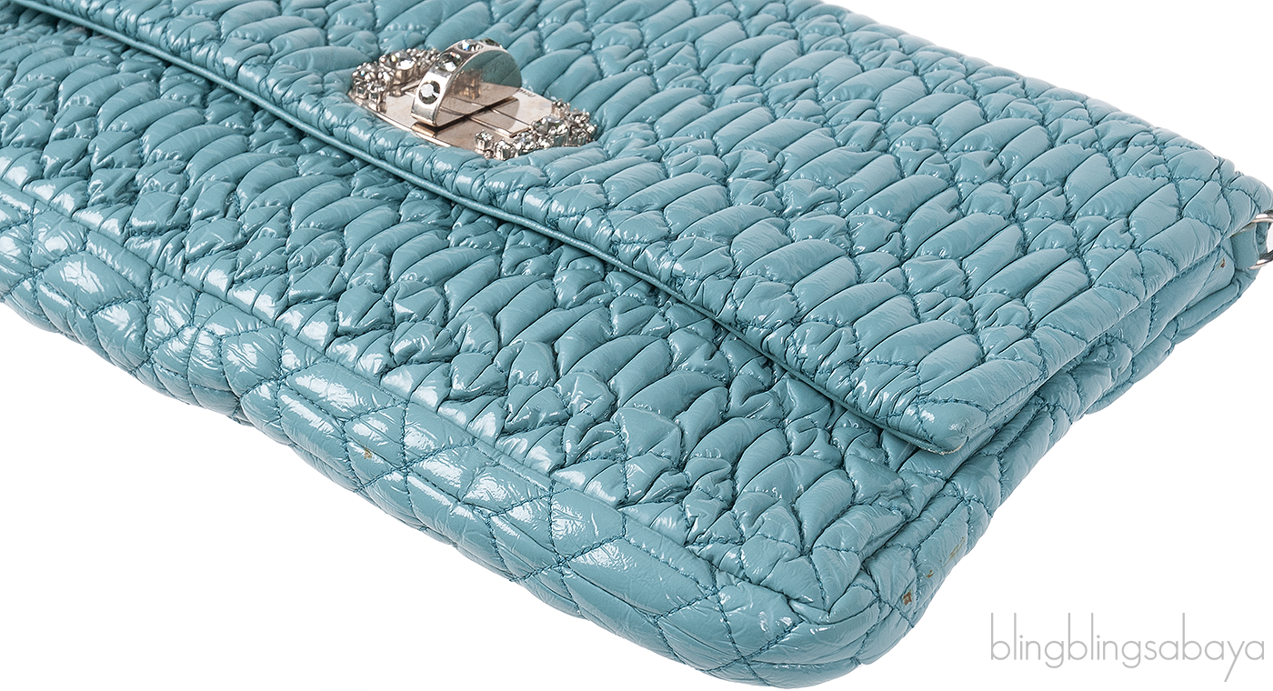 Cloquet Cyan Blue Stage Clutch Bag