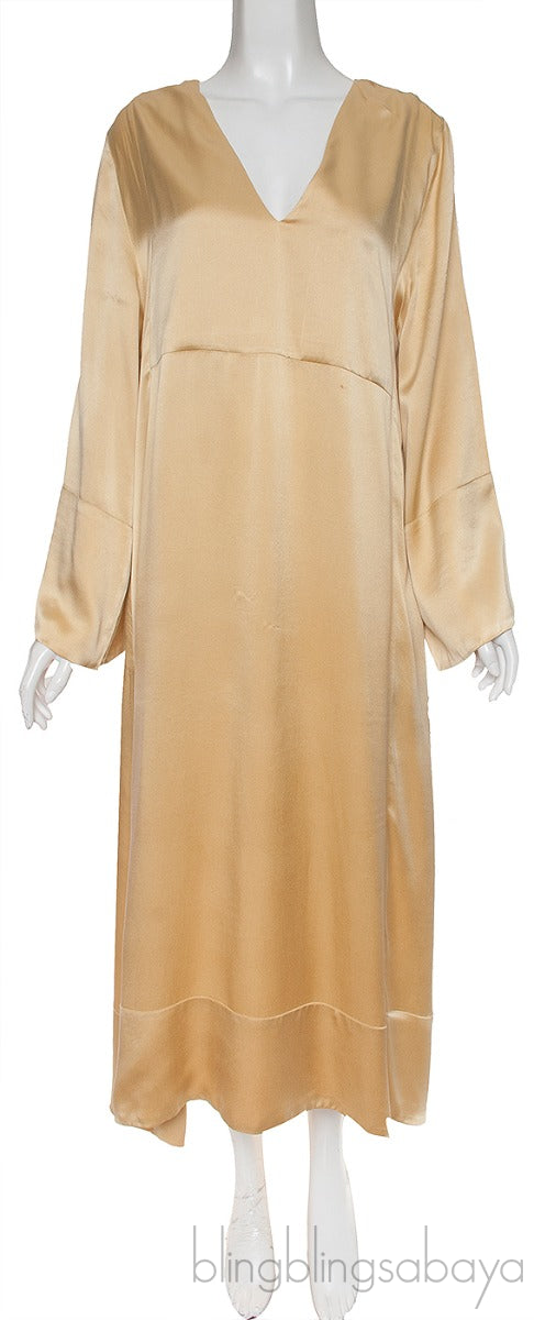 Gold Silk Dress