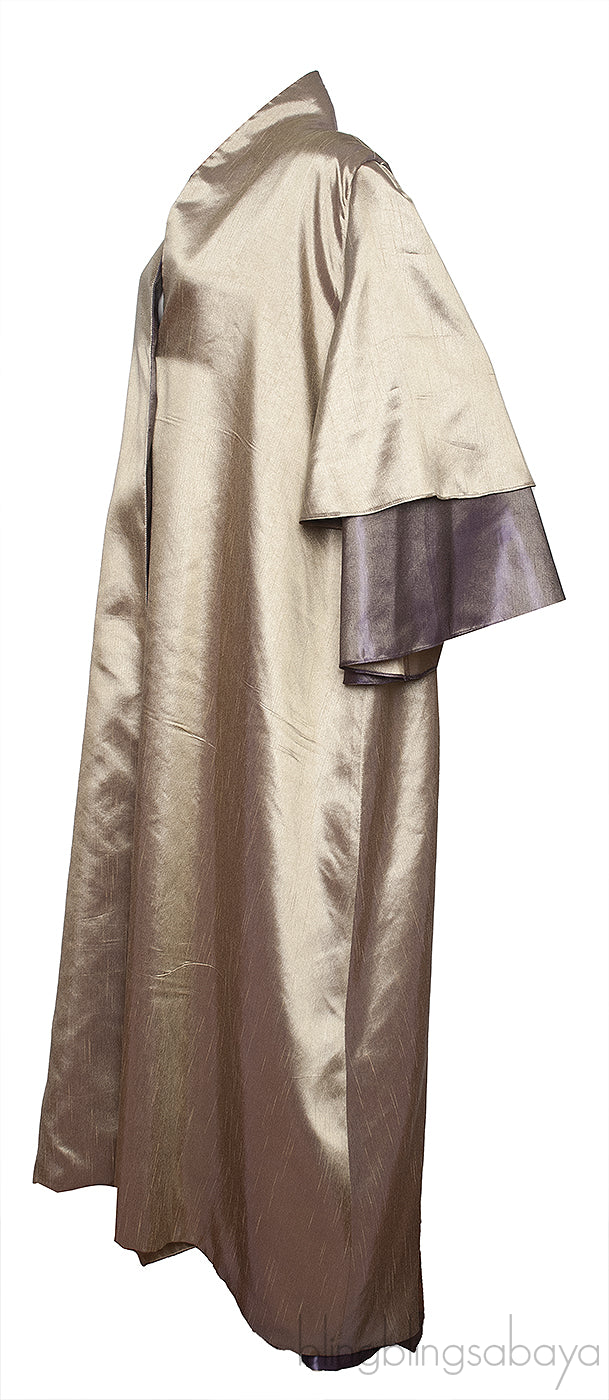 Rabelle Metallic Bi-color Kaftan Dress
