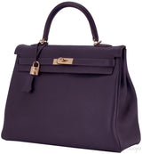 Kelly 35 Raisin Togo Retourne GHW