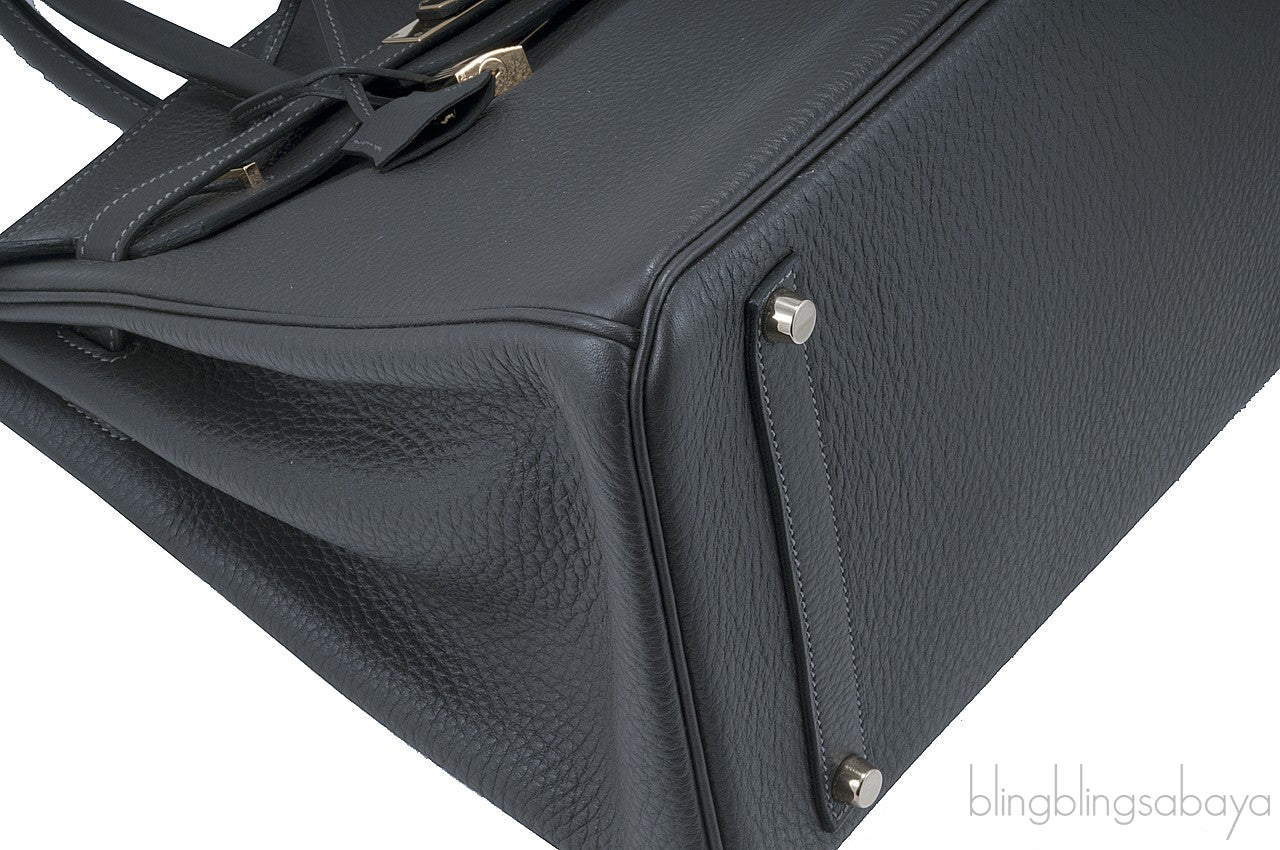 Birkin 35 Graphite GHW
