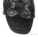 Black Leather 55 mm Revival Mule