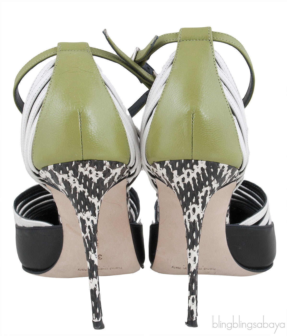 Multi-color Strappy Heels