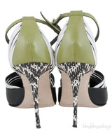 Multi-color Strappy Heels