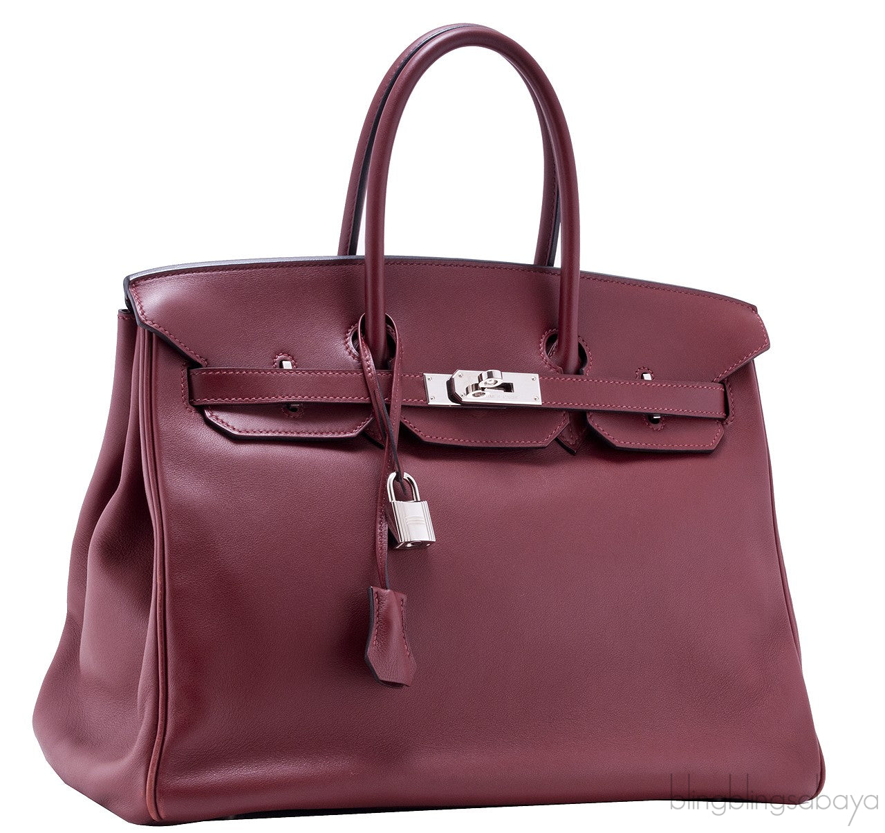 Birkin 35 Rouge Ash Swift PHW
