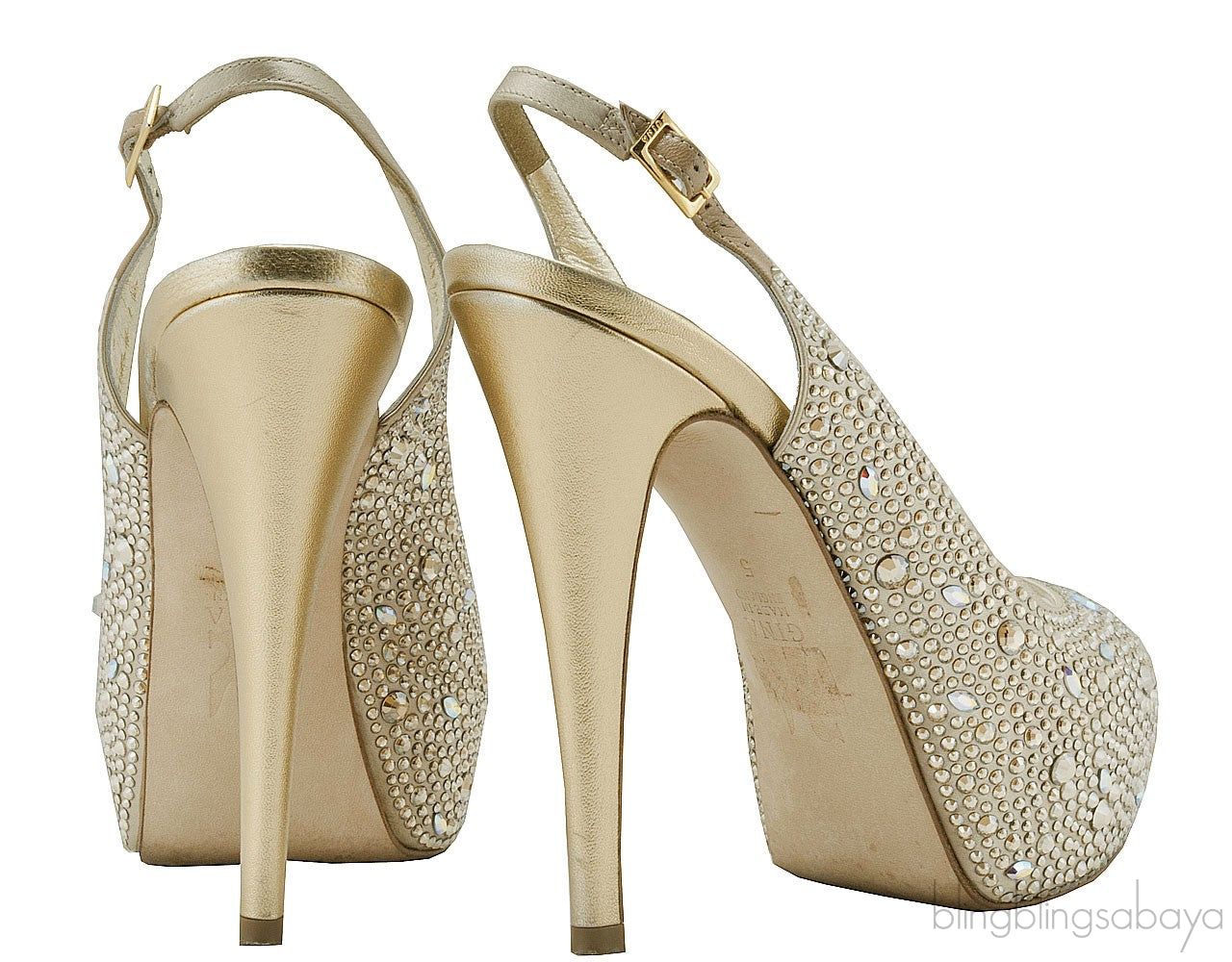 Asha Swarovski Slingback Pump