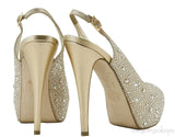 Asha Swarovski Slingback Pump