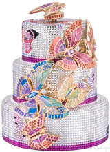 Butterfly Cake Minaudiere Clutch