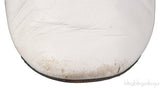 White Bedford Fur Trim Mules