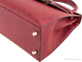 Kelly 25 Rouge VIF Ostrich GHW
