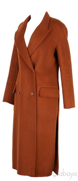 Brown Hazeen Fringe Coat